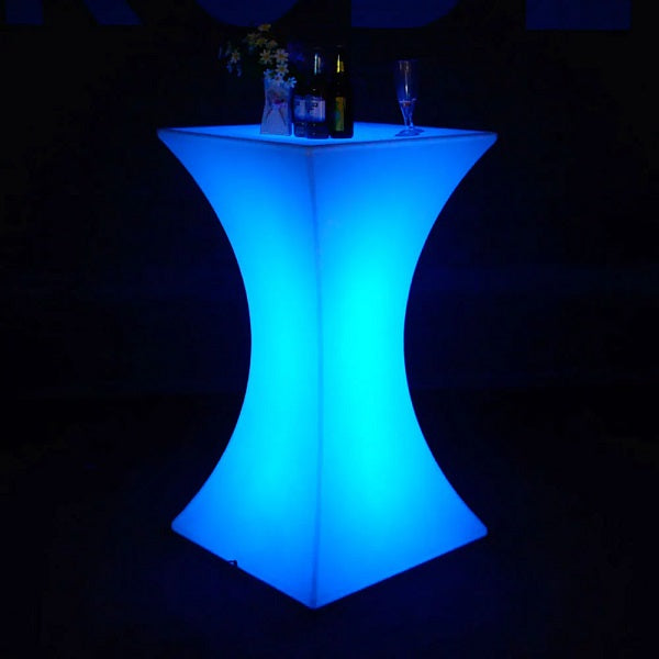 Led Glow Cocktail Table Square