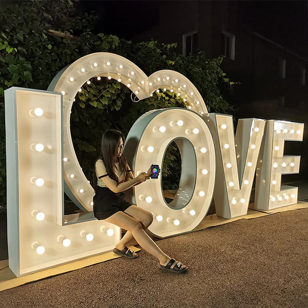 Led 120cm Marquee Letters & Numbers RBGW