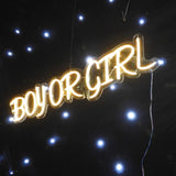 Boy or Girl RGB Neon Sign 900mm x 197mm