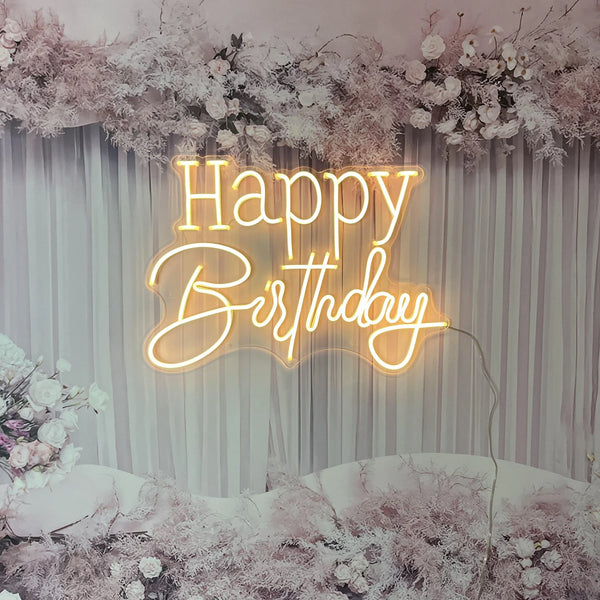 Birthday RGB Neon Sign 1200mm x 730mm